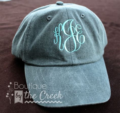 monogram caps for sale.